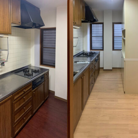 左：施工前／右：施工後